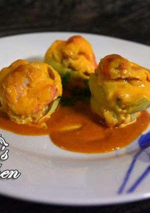 Foto principal de Alcachofas rellenas de marisco