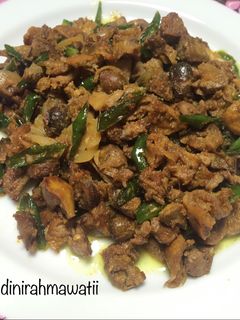 Foto resep Oseng Ampela Ati Lombok Ijo