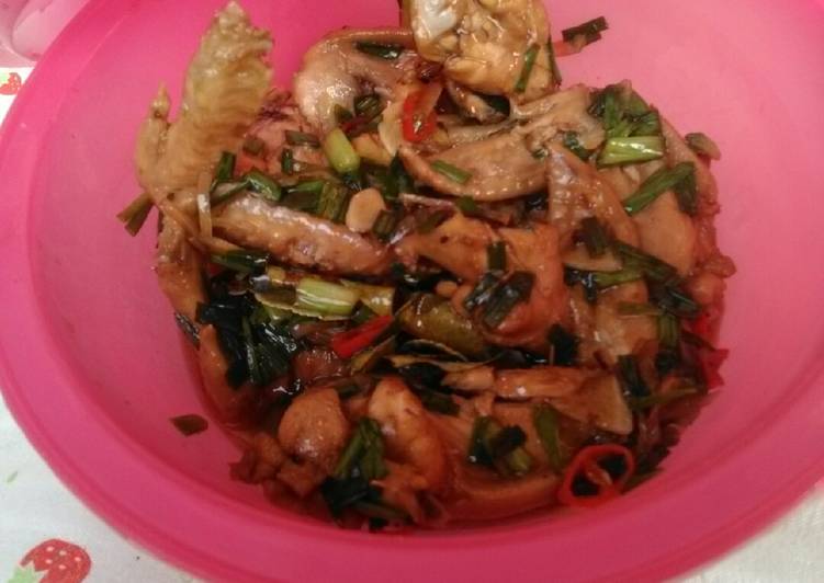 Sayap ayam saus tiram