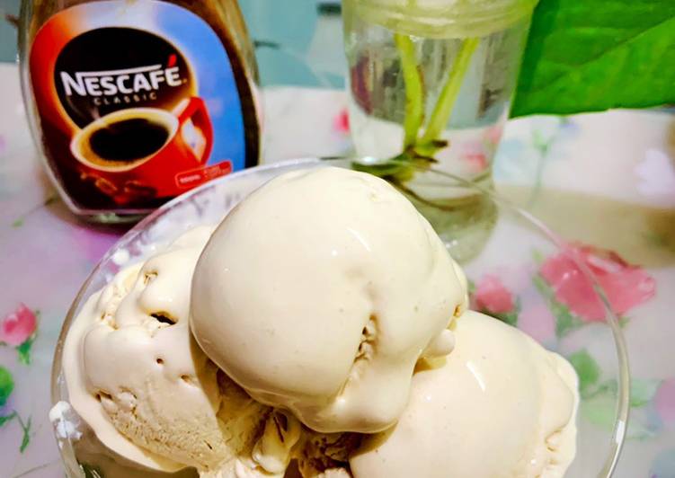 Recipe of Homemade Dalgona Coffee Ice cream