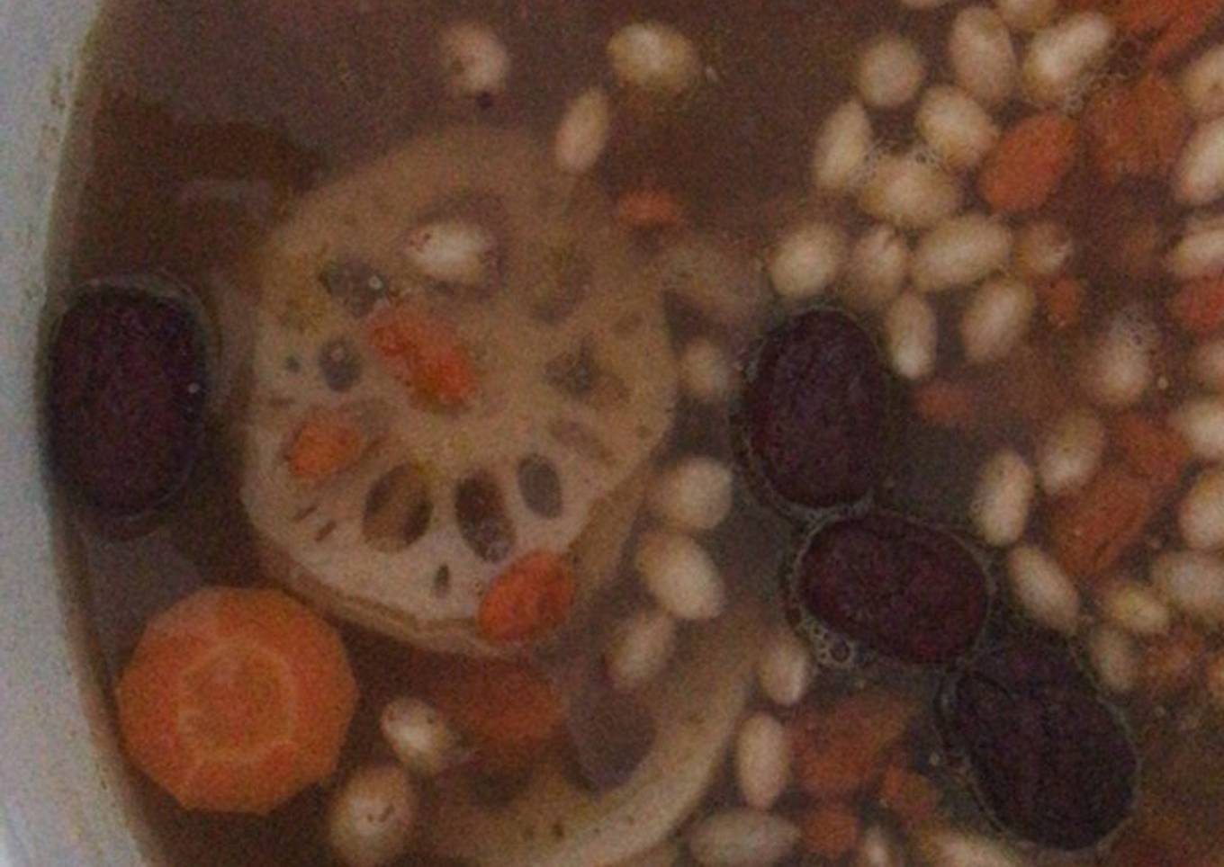 Soup akar teratai ala chef Panda