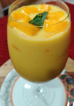 A picture of Mango Lassi.