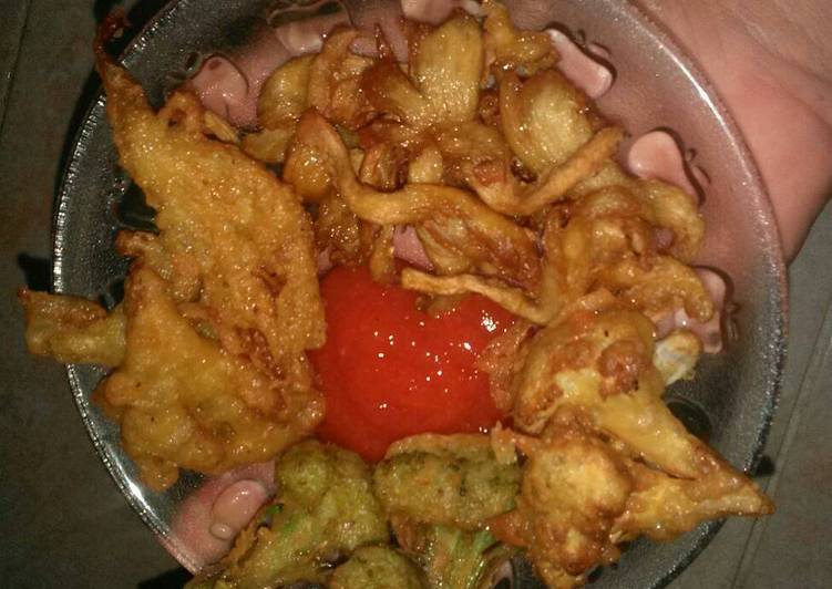 Bumbu memasak Serba Crispy, Jamur Tiram, Brokoli, Kembang Kol Crispy 😆😆, Enak