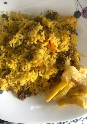 عکسی از دستور هویج پلو مجلسی