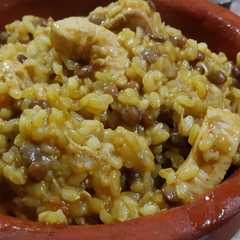 Una foto de Risotto con plus😋