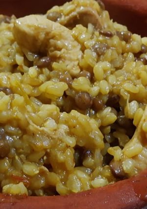 Una foto de Risotto con plus😋