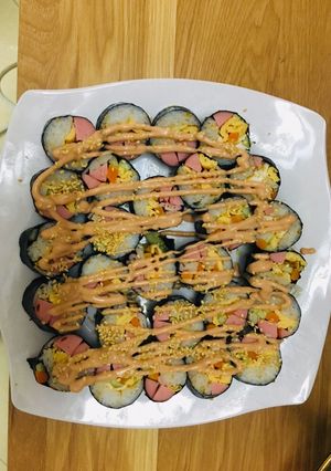 Hình của món Kimbap.