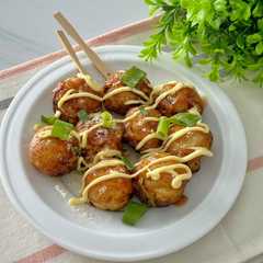 تاكوياكي بالدجاج 🍗 Takoyaki-レシピのメイン写真