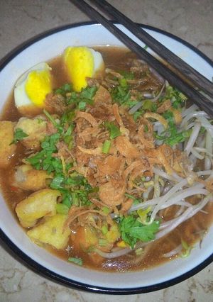 Foto resep Mie rebus medan