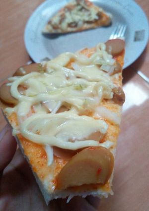 Foto resep Pizza Roti Tawar Teflon