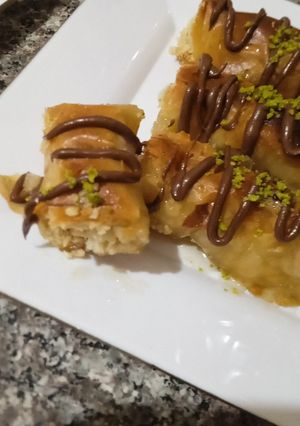 A picture of Chocolate Baklava 😍.