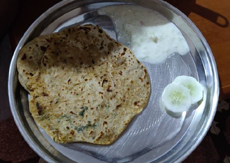 Kohlrabi paratha