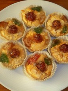 Una foto de Cupcakes de Roscón de Reyes