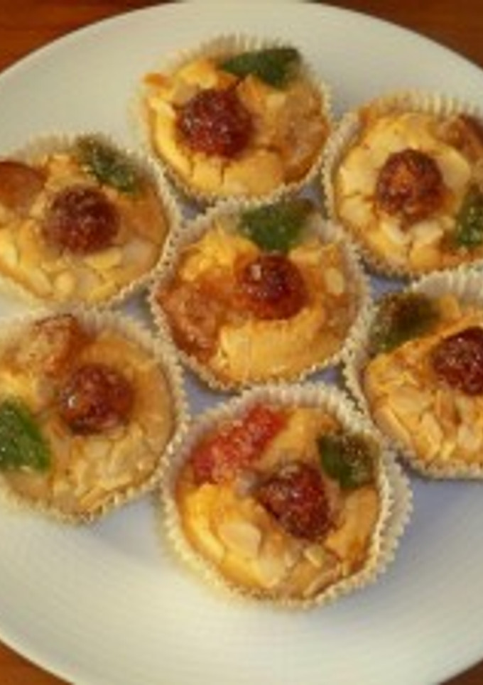 Una foto de Cupcakes de Roscón de Reyes
