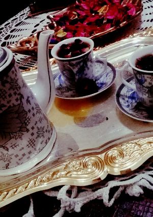 صورة لوصفة شاي الورد