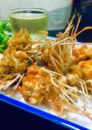 รูปของ คางกุ้งแชบ๊วยทอดสมุนไพร