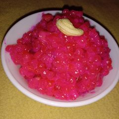 A picture of Sabudana halwa.