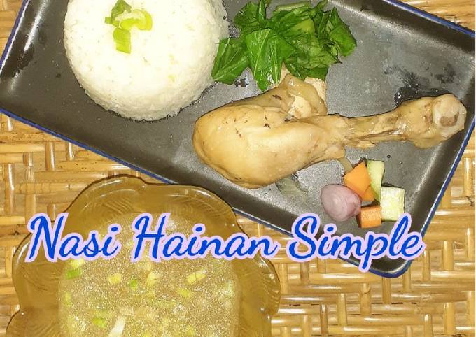 Nasi Hainan simple
