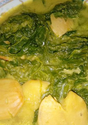 Foto resep Gulai daun singkong+jengkol