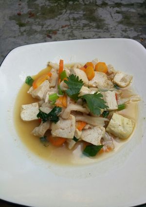 Foto resep Tumis jamur tahu