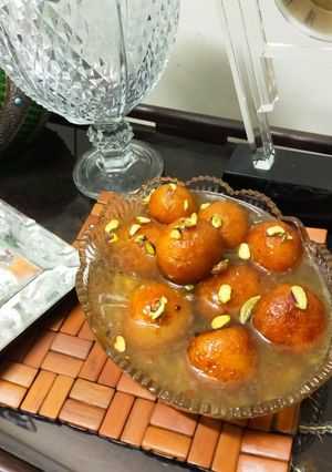 A picture of No-fail gulab jamun /quick and easy without egg.