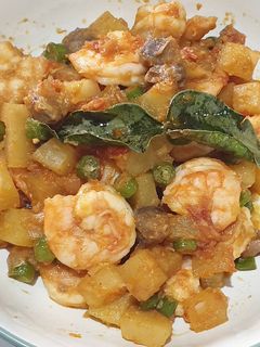 Foto resep Udang sambel kentang