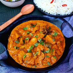 Mushroom Butter Masala Curry / Mushroom Makhani A picture of Mushroom Butter Masala Curry / Mushroom Makhani.
