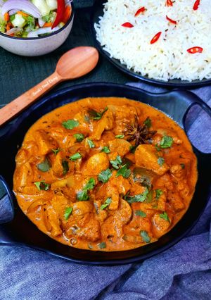 A picture of Mushroom Butter Masala Curry / Mushroom Makhani.