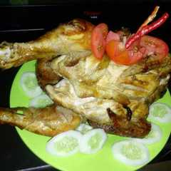 A picture of Ayam panggang oven bumbu kecap.