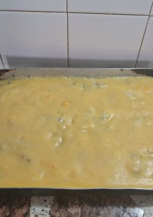 Una foto de Pastel de carne y base de polenta