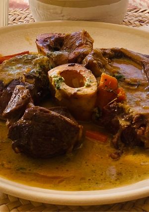 Una foto de Ossobuco haya Milanese