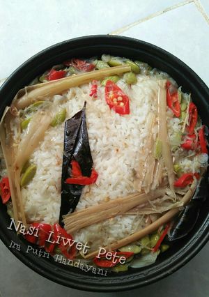 Foto resep Nasi liwet pete magic com/ricecooker