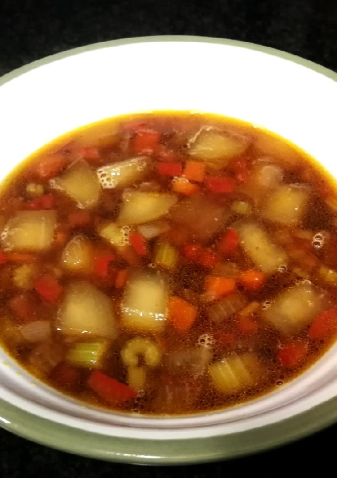Una foto de Sopa de miso con verdura variada, el regalo de los dioses