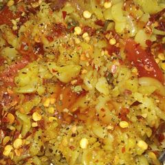 A picture of Chilli pasta.