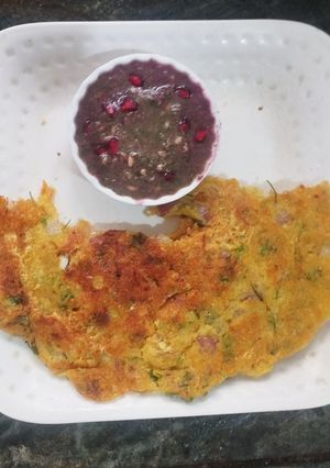 A picture of Sattu ka chila.