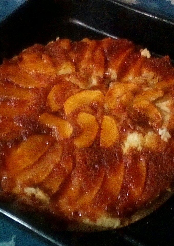 Una foto de Tarta de manzana invertida !!!