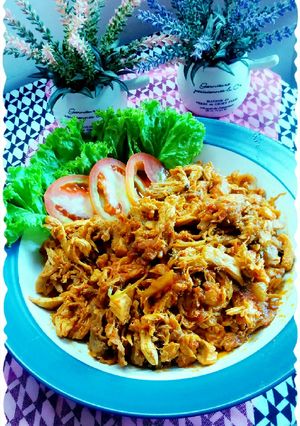 Foto resep Ayam suwir hajatan
