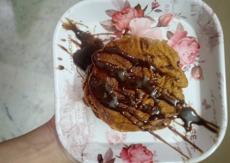 Recipe of Perfect Chocolate pancakes