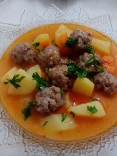 O poză a rețetei Chifteluțe în zeama acră - dreasă.