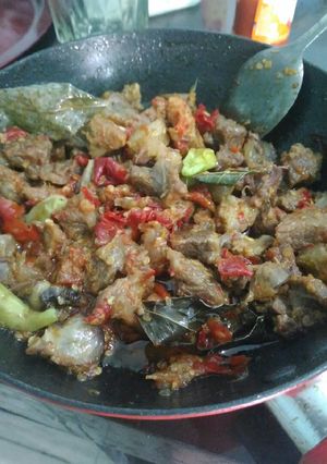 Foto resep Oseng mercon sapi pedas manis