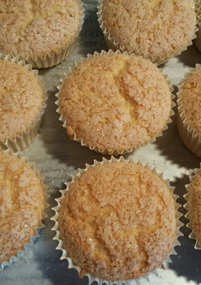 Una foto de Magdalenas sin gluten y sin leche