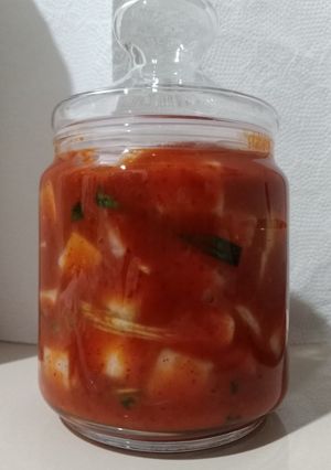 Foto resep Kkakdugi (Kimchi Lobak) ala DaMuDza