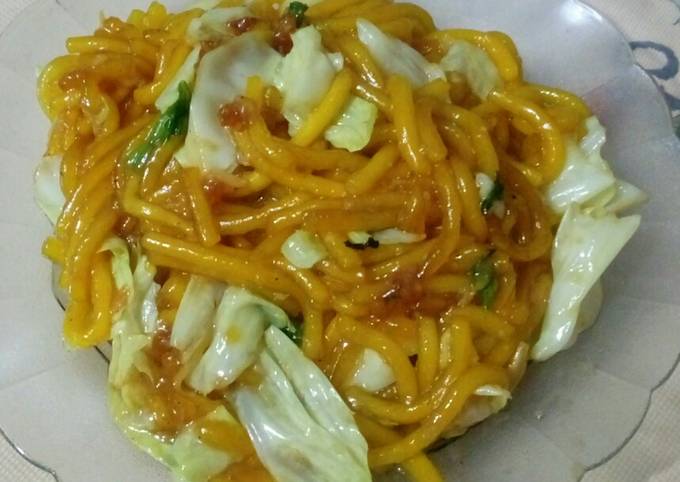 Cara Bikin Mie Kenyol Rumahan