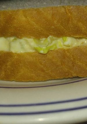 Una foto de Sándwich de lechuga