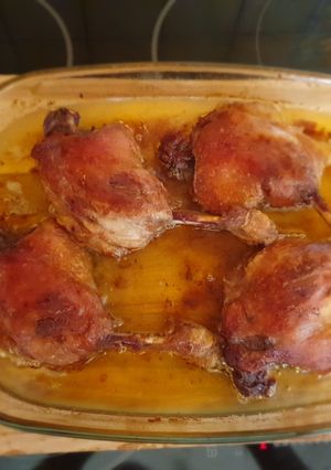 Sült kacsacomb egyszerűen recept fotója