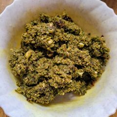 A picture of Ridge gourd peels chutney.