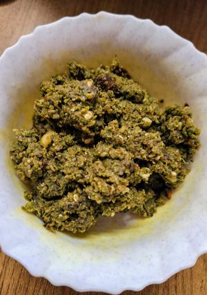 A picture of Ridge gourd peels chutney.