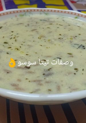صورة لوصفة شوربة لسان العصفور بالروزماري