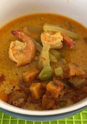 Foto resep Lontong Sayur Labu