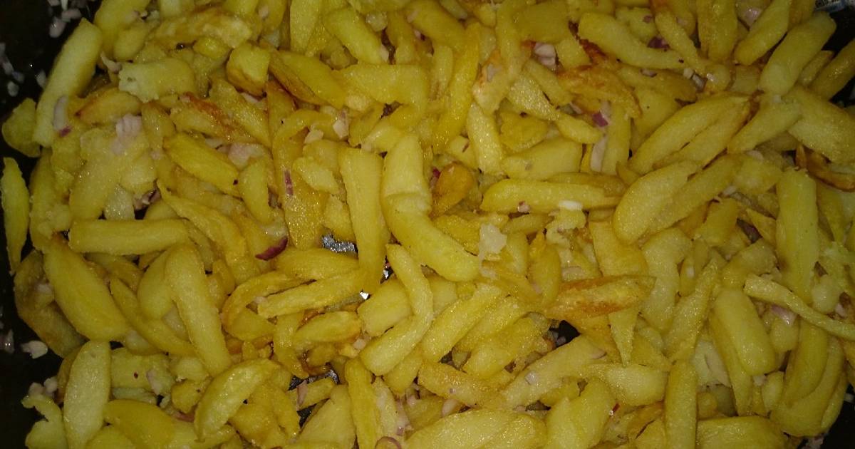Onion French fries Recipe by Reine Bakes Cookpad